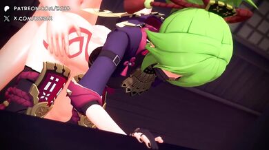 Kuki Shinobu's Sweltering Climax in Genshin Impact