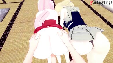 The Secret Sexual Desires of the Leaf Village: Naruto, Tsunade and Sakura Engage in an Unforgettable Threesome