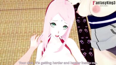 The Secret Sexual Desires of the Leaf Village: Naruto, Tsunade and Sakura Engage in an Unforgettable Threesome
