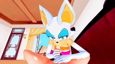 Red Hot and Ready: Sonic and Rouge's Night of Passionate Love-Making