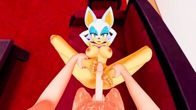Red Hot and Ready: Sonic and Rouge's Night of Passionate Love-Making