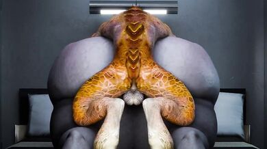 Fucking the Elite: A Sangheili Gangbang
