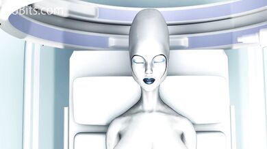 Alien Sexfest: A Futanari Android's Dominant Encounter with an Extraterrestrial Beauty