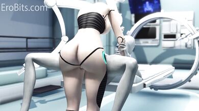 Alien Sexfest: A Futanari Android's Dominant Encounter with an Extraterrestrial Beauty