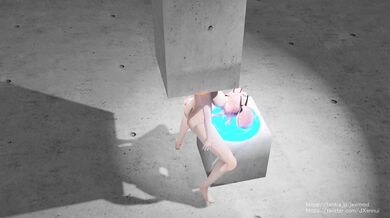 Futanari Bremert's Deep Throat Adventure into the Warp Hole