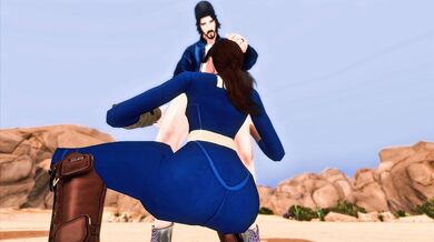 Dirty Desert Playtime with Slutty Lucy in Fallout: The Mojave