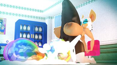 The Mega Rainbow Cock