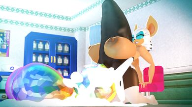 The Mega Rainbow Cock