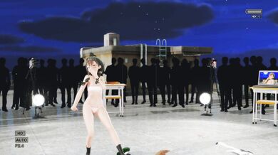 Exposing Her Goodies at the Rooftop: Sarusa's Public Display of Pleasure