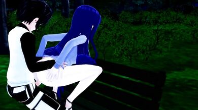 Innocent Naruto and Hinata's First Time in the Park Gets Them Fucked by Strangers