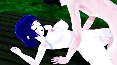Innocent Naruto and Hinata's First Time in the Park Gets Them Fucked by Strangers
