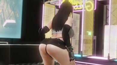 Tifa Lockhart's Final Fantasy - My First HMV Creampie