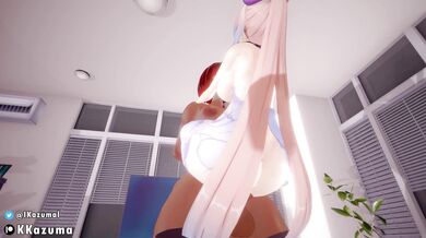 Lustful Kokomi's Secret Desires: The Erotic Adventures of Genshin Impact's Ikazuma.