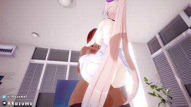 Lustful Kokomi's Secret Desires: The Erotic Adventures of Genshin Impact's Ikazuma.