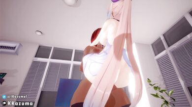 Lustful Kokomi's Secret Desires: The Erotic Adventures of Genshin Impact's Ikazuma.