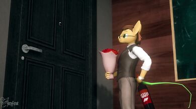 Furry friends unite, as mouse and cat become one in a steamy feline romp.