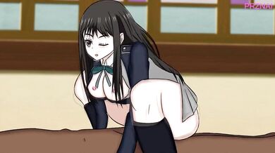 One day, Riko and Riku had a threesome with their friend Takina. They were all enjoying themselves until Inoue unexpectedly joined in on the action.