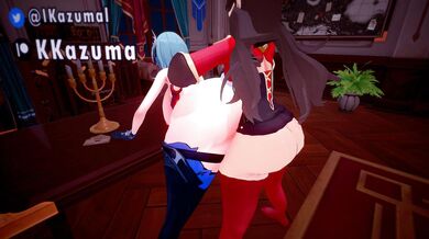 The Ultimate Erotic Experience of Genshin Impact: Eula and Amber, The Kazamals!