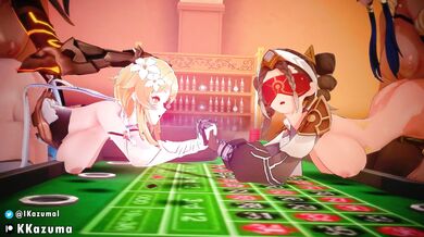 The Erotic Group Encounter of Genshin Impact with Ikazumal