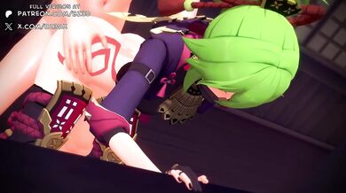 Kuki Shinobu's Wet and Wild Adventure in Genshin Impact