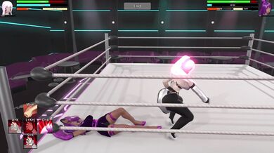 Two Slutty Heroines Battle it Out in a Dirty Threesome with a Lucky Cock