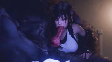Wild and Tamed: Tifa's Beastly Encounter with a Lycanthrope [Extended Cut]