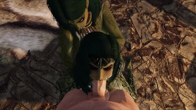 Dragonborn Jizz Shower on Voluptuous Chicks, Volume II