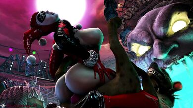 Harley Quinn's Carnival Canine Gangbang (Remastered With Sound Effects)