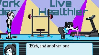 Hey there, sexy trainer! Wanna work out together?