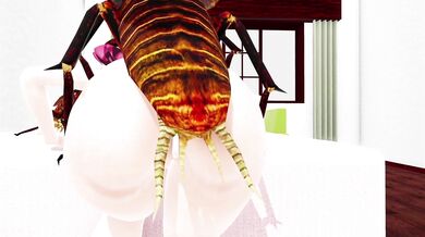 Horny Insects Banging in Your Ear: Audiovisual Masturbation Experience