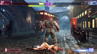 Street Fighter babes get their asses handed to them by the demon Akuma