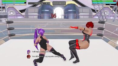 Arya and Yoruichi's Hardcore Lesbian Brawl for Dominance