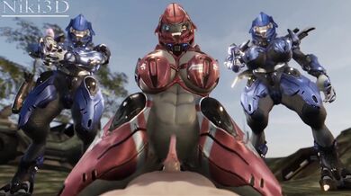 - Sexy Elite Sluts: A Compilation of Female Sangheili Porn