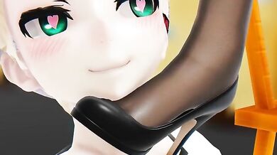 Anime Heel Job: A Foot Fetishist's Dream Come True