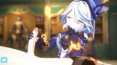 A Furry Gets a Handjob from an Orange Donut Girlfriend, Starring [OrangeDonut33]