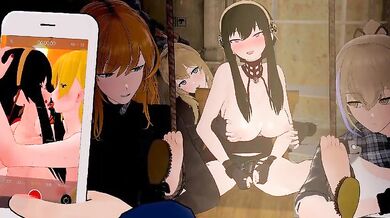 'In the hot room, Yor and her naughty friends lose control of their urges.'