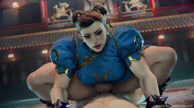Chun-Li's Sexy Training Session Rewards Your Hard Work with Multiple Orgasms