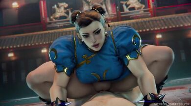 Chun-Li's Sexy Training Session Rewards Your Hard Work with Multiple Orgasms