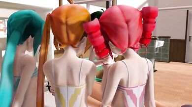 Slutty Schoolgirls Learn the Ropes of Lustful Fucking in MMD's 'Sex Education'