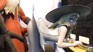 Elevator Sexcapades: Lillie Gets Fucked in Public