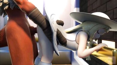 Elevator Sexcapades: Lillie Gets Fucked in Public