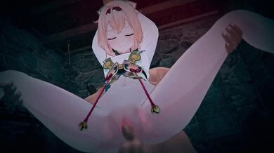 HoloLive: Iroha Kazama and Robin00