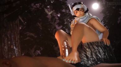 Lustful Outdoor Adventure: Switch-Laid Footjob