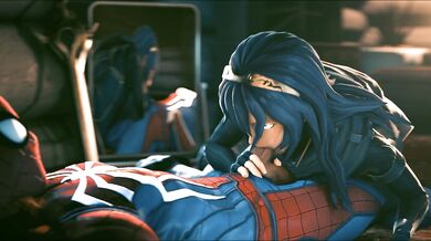 Luscious Lucina Licks Spidey's Speedy Spider
