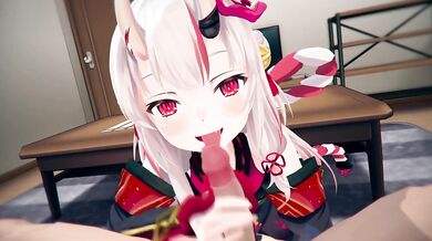 Hentai Pornstar Nakiri Ayame Live with Robin00