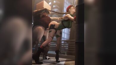 Cunt-Hungry Cammy Gets Reamed by RougeNine's Mammoth Meatstick