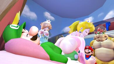 - Peach F*cking a Monster