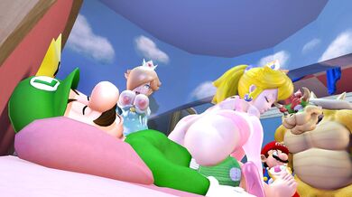 - Peach F*cking a Monster