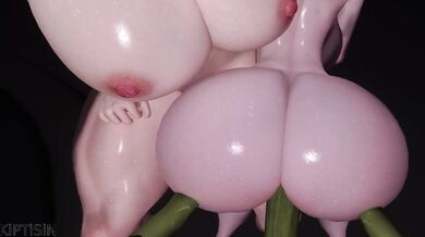 Two Bimbo Sluts Gets Fucked by a Huge Orc Dick