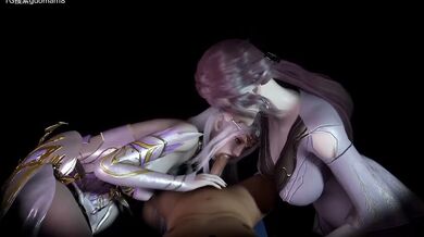 'Mommy and Me - A Vampire, a Dwarf and Two Chinese Sisters Serve Each Other in the Bedroom'